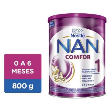 Imagem de Fórmula Infantil Nan Comfor 1 800G (Cx C/4) - Nestlé - Nestle