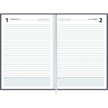 Imagem de Agenda Executiva Costurada Diária de Mesa Permanente Prática, Tilibra 120839, Pacote de 5
