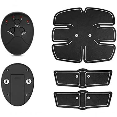 Imagem de Ems Estimulador Tonificador Muscular Body Shape Fit Set Abs Six Pad 3 Em 1