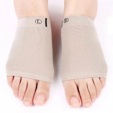 Imagem de KIT PAR PALMILHA PLANTAR ORTOPÉDICA DOR CALCANHAR PÉS-Unissex