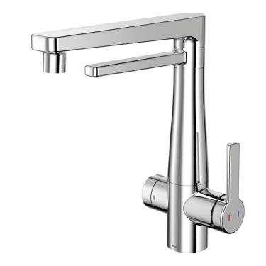 Imagem de Misturador Monocomando de Mesa Para Cozinha Com Filtro Purificador de Água Nova Vitalis Cromado Docol