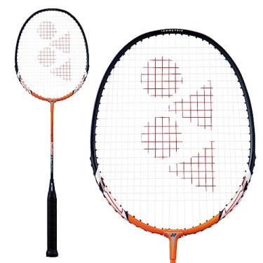 Imagem de Raquete de Badminton Yonex Muscle Power 2 Branca Preta e Laranja