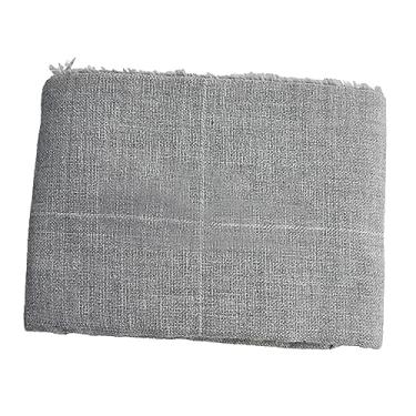 Imagem de Colaxi Tapete de tecido tufting para tecelagem de tapetes para tecido de bordado feito à mão faça você mesmo pano cinza pano de suporte final pano de tufting, 100x200cm
