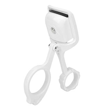 Imagem de Modelador de Cílios Aquecido, Interface Tipo C de 3 Engrenagens Pequeno Modelador de Cílios Recarregável para Casa (Branco)