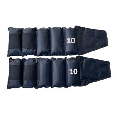 Imagem de Par de Caneleira BF Fitness Peso Tornozeleira de 10Kg