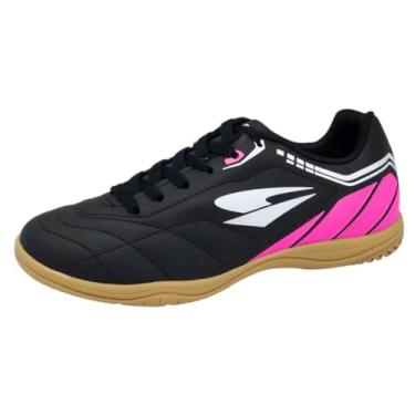 Imagem de Chuteira Dray Futsal Pink Black Unissex 0329 34/39