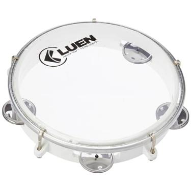 Imagem de Pandeiro Abs Branco Junior Pele Cristal 08"- Luen