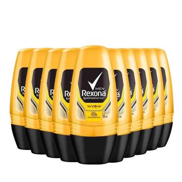 Imagem de Kit Desodorante Roll On Rexona V8 50ml - 10 Unidades