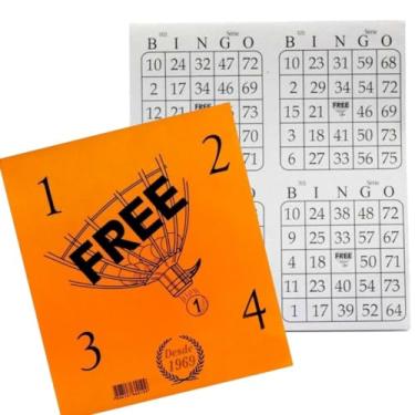 Imagem de Bingão, Gáfica Guerra, Jornal, 6 x 1, 100 Folhas, Pacote com 6 Blocos