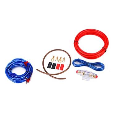 Imagem de MOUDOAUER Kit de fiação de amplificador de carro de 1200 W cabo de alimentação de PVC amplificador alto-falante fio subwoofer de áudio acessório