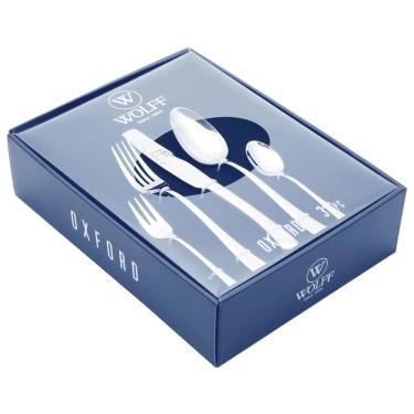 Imagem de Faqueiro Wolff Aço Inox Oxford 30 Peças Com Estojo Gift Box