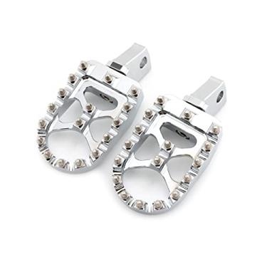 Imagem de FINMOKAL Apoio De Pés Largo Em Tarugo Para BMW R18 R 1800 Cromada