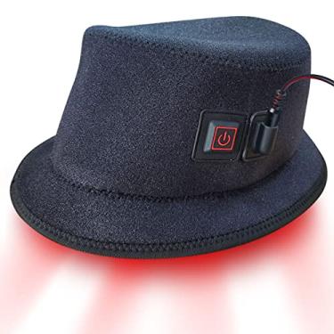 Imagem de UTK Tampa de luz vermelha, chapéu de aquecimento infravermelho, luz vermelha de 660 nm e luz infravermelha de comprimento de onda de 830 nm, tampa de luz infravermelha próxima