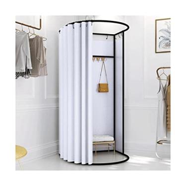 Imagem de Guarda-roupa Vestiário Portátil Multicolorido Fácil de Instalar Vestiário Loja de Roupas Provador Robusto Durável Temporário Vestiário armário