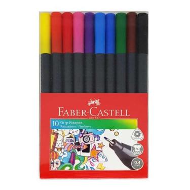 Imagem de Caneta Fine Faber Castell Grip Fine Pen 10 Cores
