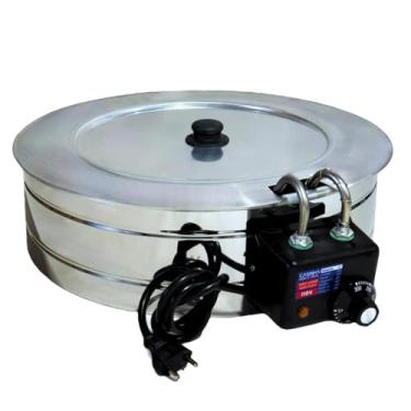 Imagem de Fritadeira Elétrica Industrial Tacho Redondo 7L com Tampa (110, Volts)