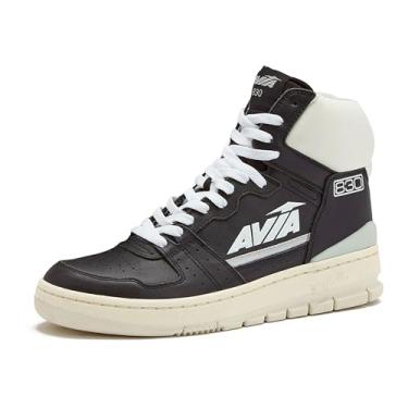 Imagem de Avia 830 Men’s Basketball Shoes, Retro Sneakers for Indoor or Outdoor, Street or Court- Black/White/Silver Grey, 9.5 Medium