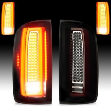 Imagem de Cenfeild Par de luzes traseiras de LED adequado para Chevy Colorado e GMC Canyon 2015-2022 [tipo de halogênio de fábrica], conjunto de luz traseira de lâmpada de freio traseiro de tubo de LED, lente