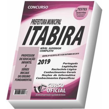 Imagem de Apostila Prefeitura De Itabira - Professor - Curso Oficial