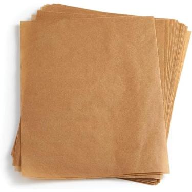 Imagem de 100 folhas de pergaminho desidratadoras compatíveis com Magic Mill Pro e BioChef Arizona 6 bandejas de papel descartáveis, lascas desidratantes, frutas, ervas, carne seca seca