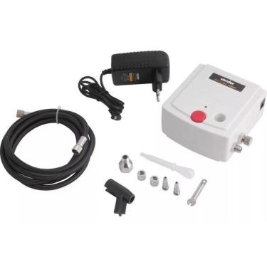 Imagem de Aerografo com mini compressor vonder bivolt