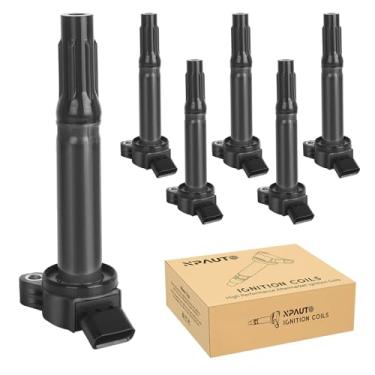 Imagem de NPAUTO Bobinas de ignição compatíveis com V6 To-yota Sienna Camry 4Runner Avalon Venza Tundra Highlander, Le-xus ES350 GS350 GS450h IS250 IS350 RX350 RX450h 3,5L 3,0L 4,0L 2,5L, pacote com 6