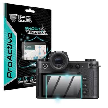 Imagem de IPG Protetor de tela ProActive para câmera Leica SL3 (2 unidades) Película nano cerâmica com rigidez 9H, ultra responsiva de alta clareza, à prova de manchas e choque para LeicaSL3