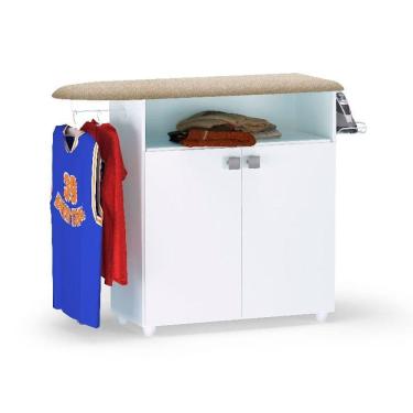 Imagem de Tábua De Passar Roupa Com Armário Bianca Max Branco - Ajl Móveis