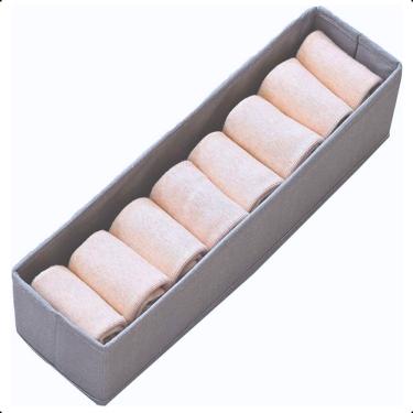 Imagem de Organizador Para Gaveta Guarda Roupas Algodão Cotton Linen