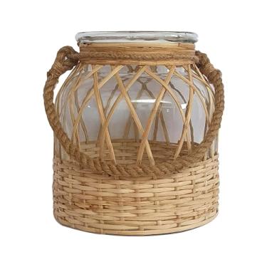 Imagem de Vaso em vidro revestido em fibra sintética D21,5xA23cm L Hermitage - Full Fit