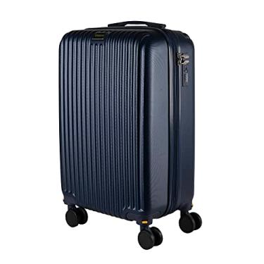 Imagem de Mala de Bordo 10KG Expansível Padrão Anac Giratória Style (Azul Marinho Style)