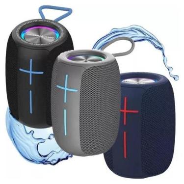Imagem de Mini Caixa De Som Resistente Á Água Com Luz Rgb 8W A'Gold - Caixa De S