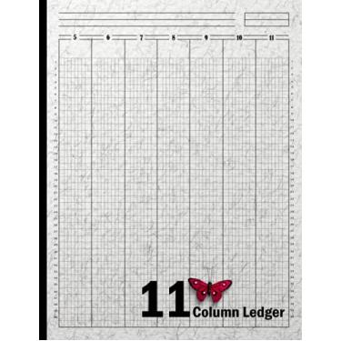Imagem de 11 Column Ledger Book: 11 Column Ledger Notepad, Eleven Column Columnar Pad, Accounting Eleven Column Ledger Book, 120, Size 8.5"X11"(Volume-3)