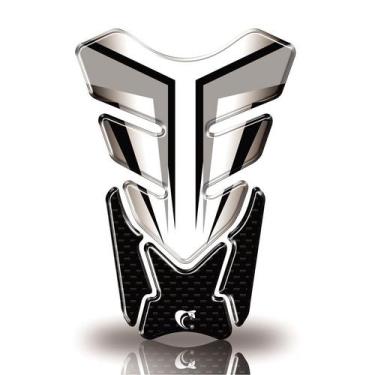Imagem de Protetor De Tanque Adesivo Moto Cg Twister Cb Factor Fazer Gsx-S Branc
