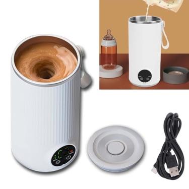 Imagem de Chaleira de viagem Chaleira elétrica para chá e café, chaleira portátil de 7,4 V para carro, alimentada por USB, controle de toque, 18 W, aquecimento rápido e ajustável de 6 polegadas, chaleira d