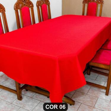 Imagem de Toalha de Mesa Natalina 12 Lugares 3,50m x 1,40m Oxford Estampado - Ra