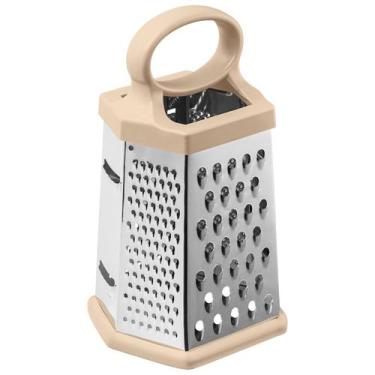 Imagem de Ralador Metal Capuccino P Frutas Legumes Vegetais Queijos - Uz