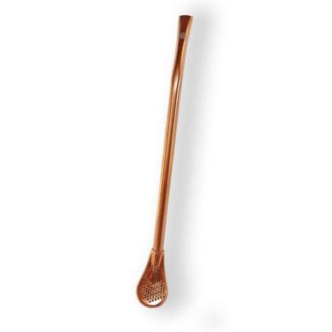 Imagem de Canudo de Inox Chimarrão 22cm - Reutilizável - CAN.U.DO, Rose Gold