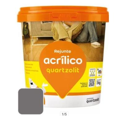 Imagem de Rejunte acrílico quartzolit preto grafite 1k