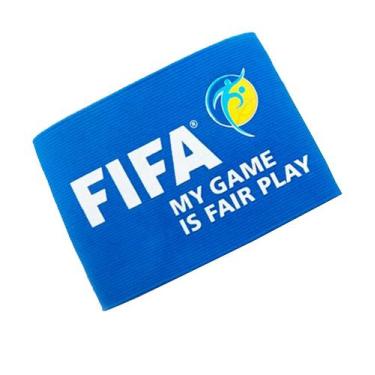 Imagem de Faixa Braçadeira de Capitão de Futebol Importada Ajustável - Estilo Bo