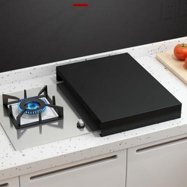 Imagem de Placa de Cobertura de Fogão para Fogão a Gás, Placa de Macarrão de Aço Inoxidável Tampa de Fogão Protetor de Cooktop Antiderrapante Suporte de Fogão Elétrico para Expansão de