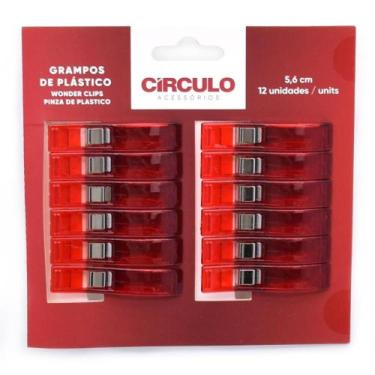 Imagem de Clips Prendedor de Plástico Circulo - Grande - CÍRCULO