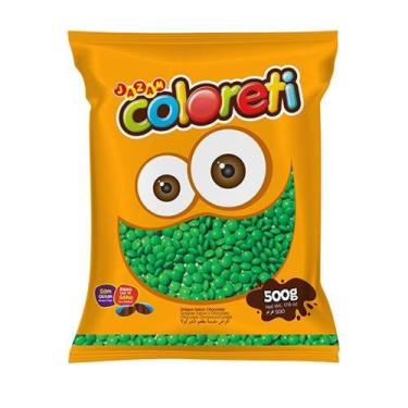 Imagem de Confeito De Chocolate Coloreti Sortido 500g - Jazam - Verde - BOACOMPR