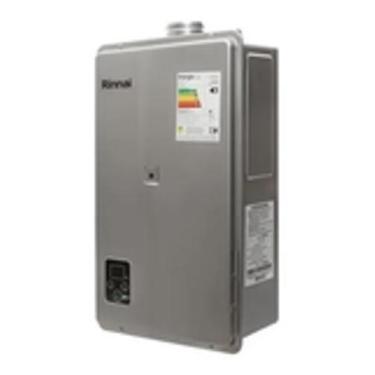 Imagem de Aquecedor de Água a Gás Digital REU-E271 FEH (E27) 27 litros GLP Prata