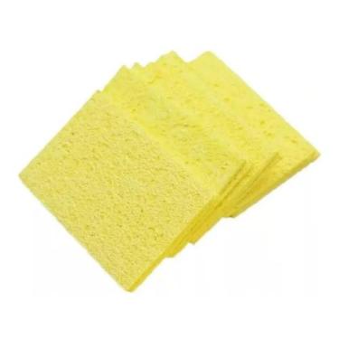 Imagem de Esponja Vegetal Para Limpeza De Ferro De Solda - 5 Unids - Suetoku