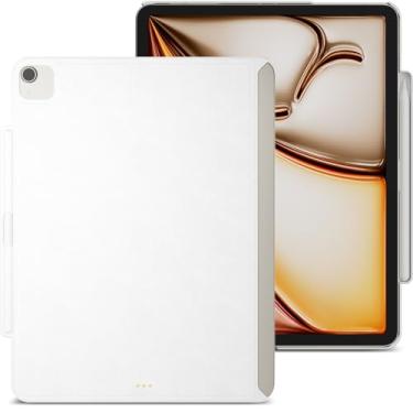 Imagem de MAGEASY CoverBuddy para iPad Air M3/M2 de 13 polegadas (2024-2025) - Capa para iPad Air compatível com teclado mágico, espessura aprimorada e dissipação de calor, com suporte para lápis - branca