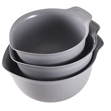 Imagem de Conjunto de 03 Bowls de Plástico Kitchenaid Cinza