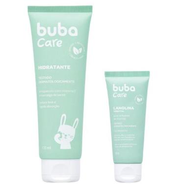 Imagem de Kit Lanolina Vegetal Pomada Para Mamilos Loção Hidratante Bebê Buba Ca