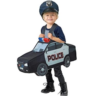 Imagem de Seasons Fantasia infantil de carro de polícia para crianças de 3 a 5 anos