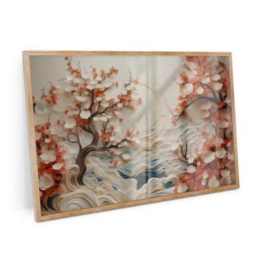 Imagem de Quadro Paisagem Do Mar Moderno 150x100 Grande Para Hall - Bimper Quadr